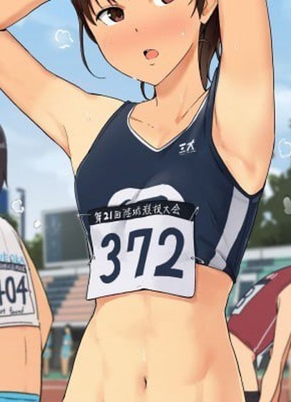 田径部少女的耐力训练