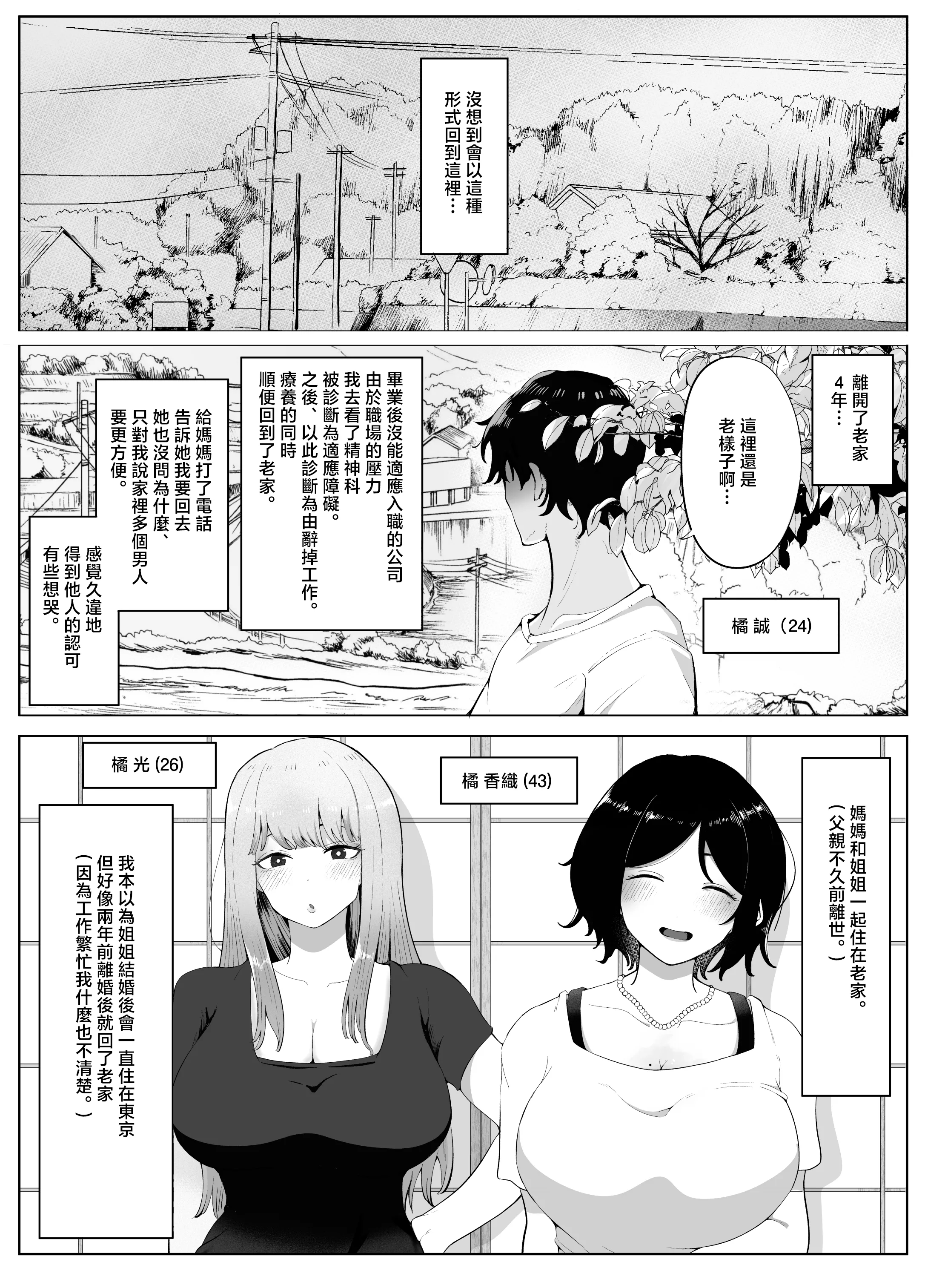 时隔4年回到老家后母亲和姐姐成为了邻居家臭小鬼们的性宠 第3页
