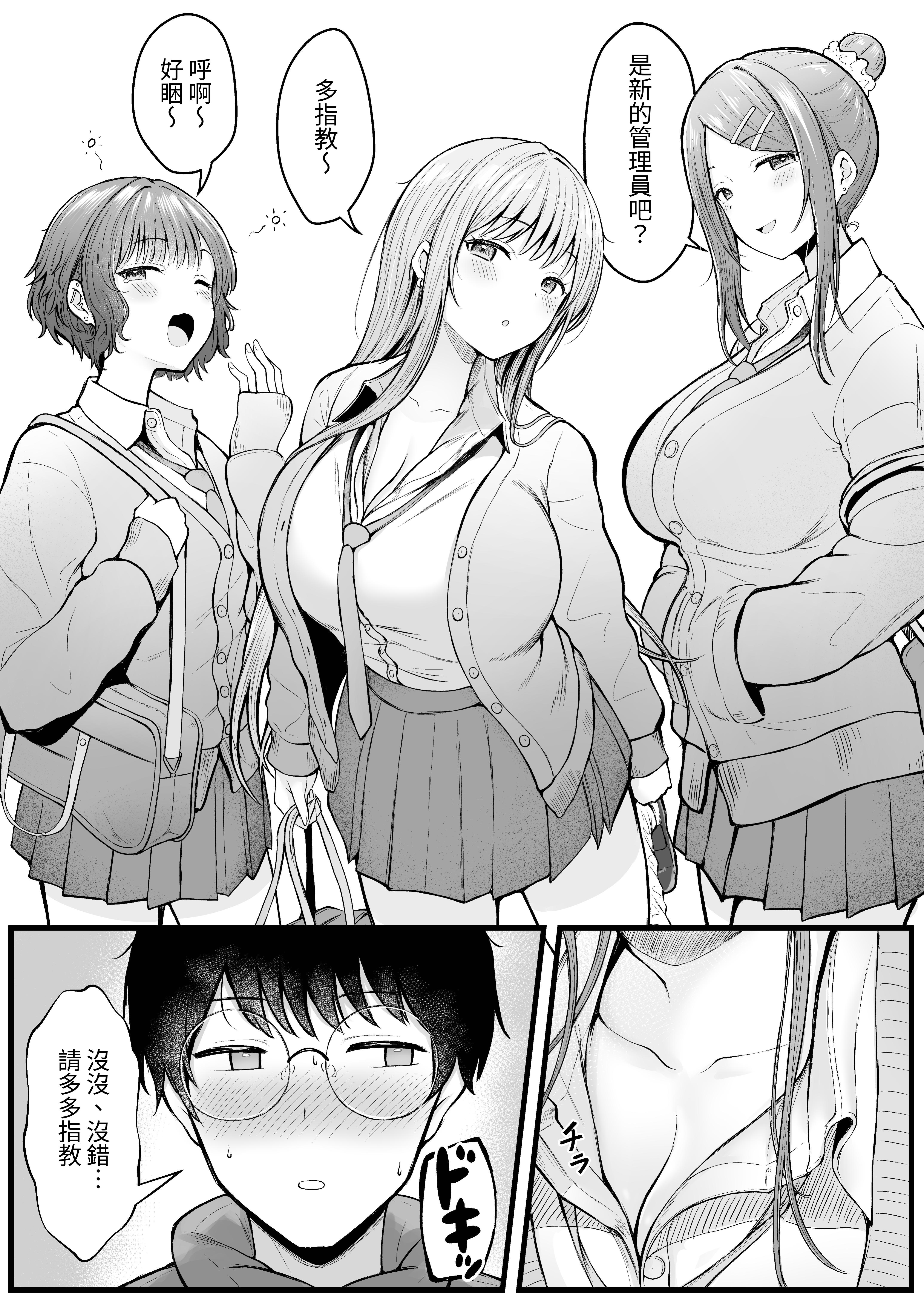 女子宿舍管理人的我被辣妹宿舍生们牵着走 第7页