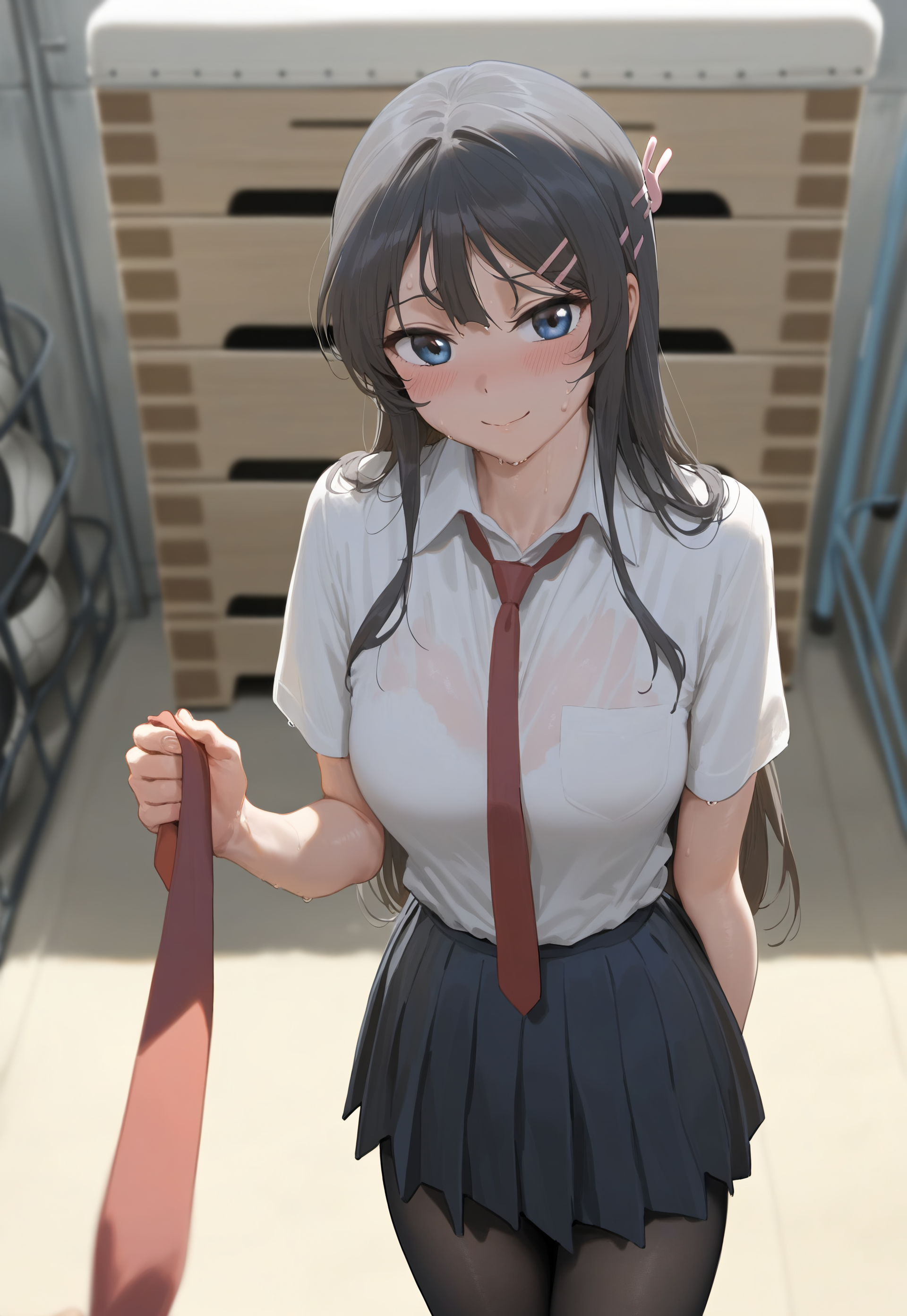 樱岛麻衣-制服足交 第12页