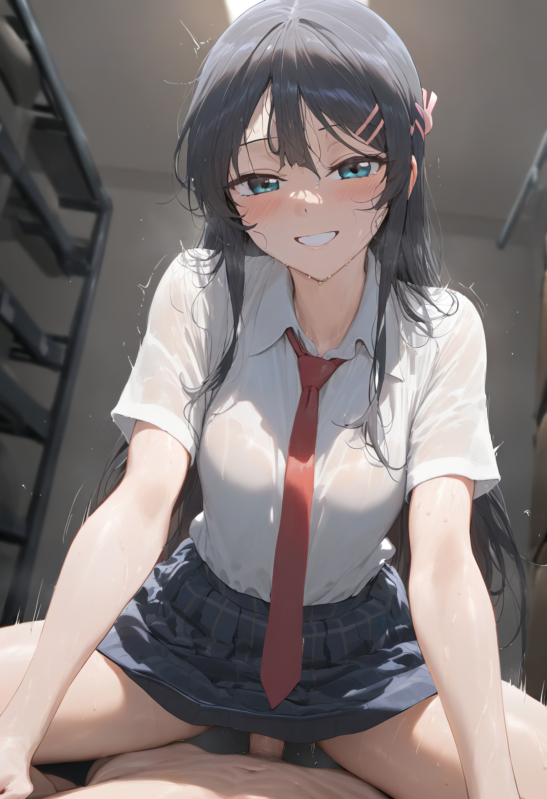 樱岛麻衣-制服足交 第46页