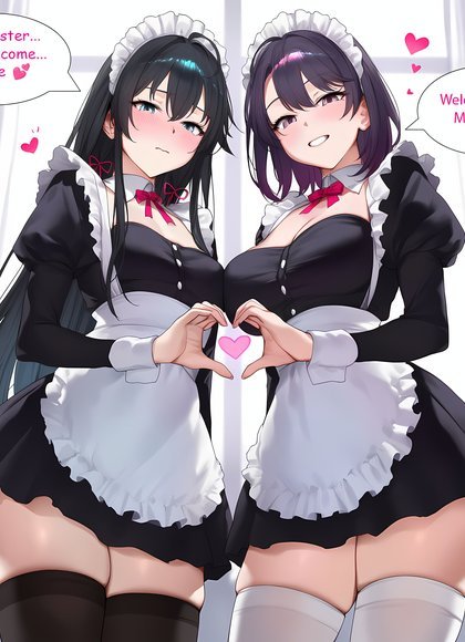 雪之下雪乃+雪之下阳乃 FFM 女仆