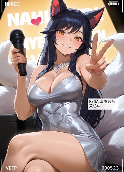 阿狸黑偶像