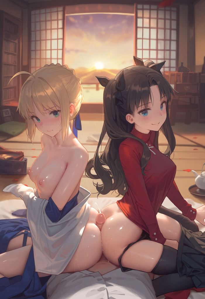 Saber × 凛 CG 第6页