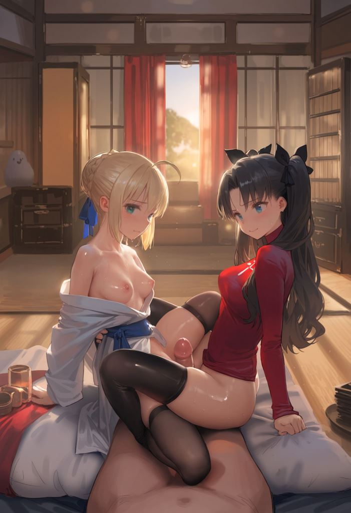 Saber × 凛 CG 第58页