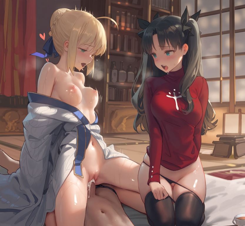 Saber × 凛 CG 第126页