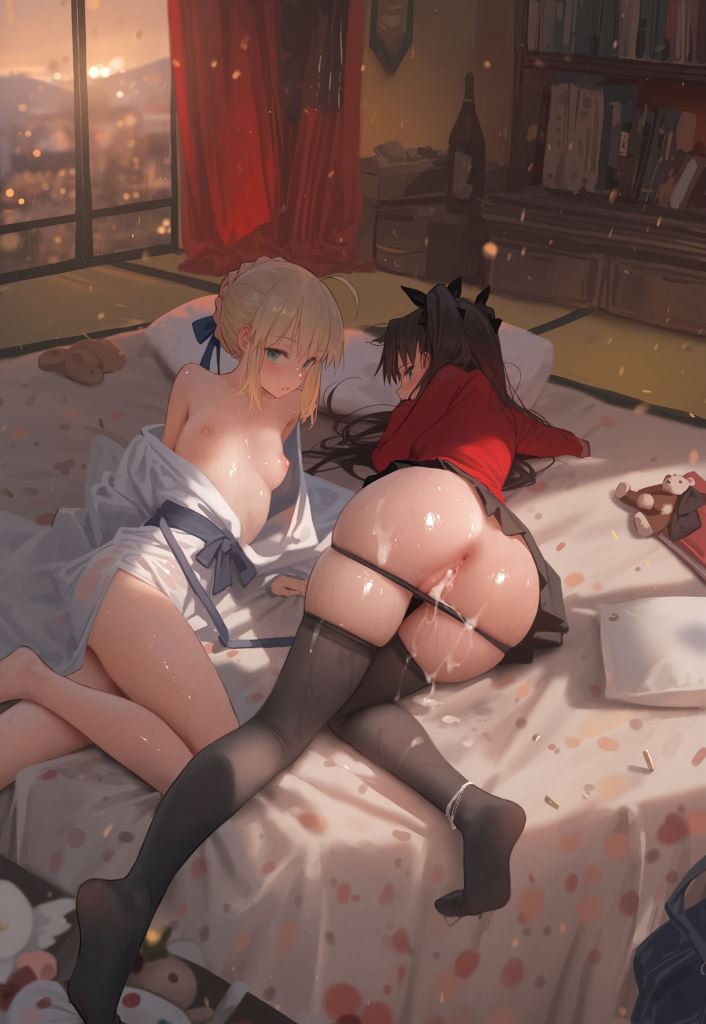 Saber × 凛 CG 第202页