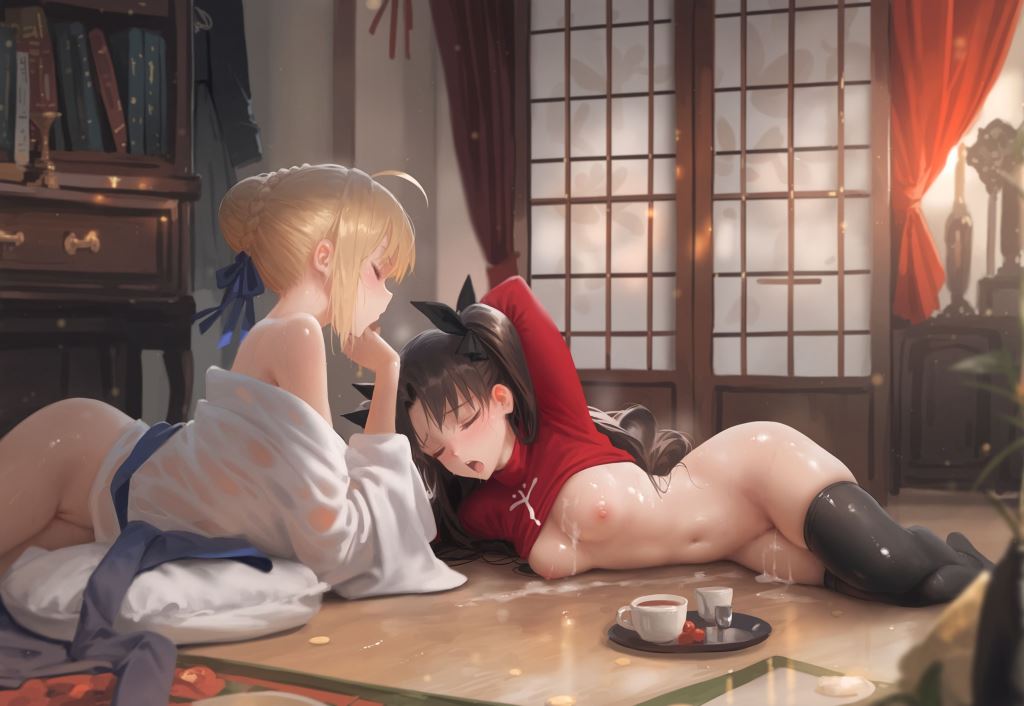 Saber × 凛 CG 第207页