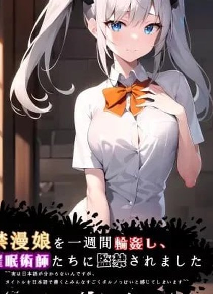 禁漫娘被轮奸一周，被催眠术师们监禁了